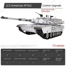 Load image into Gallery viewer, M1a2 Remote-controlled Tank Abrams Infrared Combat
