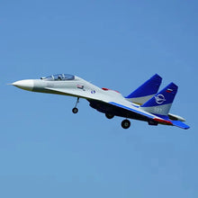 Load image into Gallery viewer, Xfly Double 50mm Su27 Twin Engine Jet Fighter Rc Plane Remote Control Assembly Fixed Wing Model