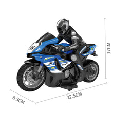 Load image into Gallery viewer, 1/ 10 2.4G High Speed Remote Control RC Stunt Motorbike drift Car 30mins Drive Racing Motorbike RC Motorcycle Toy model