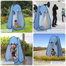 Load image into Gallery viewer, Pop Up Privacy Shelter Tent Portable Outdoor Camping Beach Instant Shower Toilet Changing Tent Sun Rain Shelter with Window