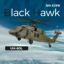 Load image into Gallery viewer, WLtoys K170 RC Helicopter with Gyro UH-60L 4CH Remote Control brushless Helicopters with LED Light Airplane Toys for Kids