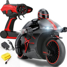 Load image into Gallery viewer, 360 degree RC Motorcycle electric toy model LED light