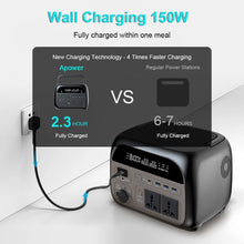 Load image into Gallery viewer, 500W Portable Power Station 345.6Wh 108000mAh Solar Generator LiFePo4 Batteries 220V Energy Storage Supply Camping Campervan RV