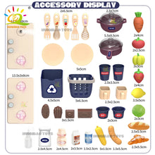 Load image into Gallery viewer, Children's Mini Homemaking Kitchen Toy Scene Set