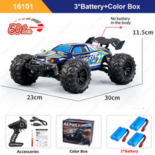 Load image into Gallery viewer, Teeggi 16103 PRO 4WD 70KM/H RC Off-Road Car 1:16 High Speed RC Car With LED Light Drift Monster Truck Toy For Kid Gifts