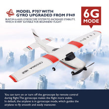 Load image into Gallery viewer, WLtoys F949 2.4G 3D6G 3Ch RC Airplane Fixed Wing Plane Outdoor Toys Drone RTF Upgrade Version Digital Servo F949S With Gyroscope