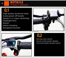 Load image into Gallery viewer, 20 Inch Electric Tricycle For Adults 350W 12AH 33KG 30-35KM loading weight150KG Three Wheel Electric Bicycle Electric Cargo Bike