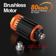 Load image into Gallery viewer, JIUSI PT14R 1/14 RC Racing Car 3S Battery 4WD 80km/h Brushless Motor 2.4G Remote Control 35C High Speed Off-road RC Truck
