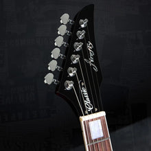 Load image into Gallery viewer, Stainless Steel and Ball End Frets Electric Guitars Rosewood Fretboard(Purple Color) Travel Guitar Kit Mahogany Guitar Body V