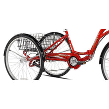 Load image into Gallery viewer, 2024 New 26" Monterey 7-Speed Folding Unisex Adult Tricycle, Red