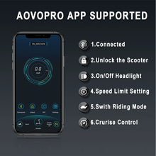 Load image into Gallery viewer, ES80 Electric Scooter 350W 19MPH APP Smart Adult Scooter 21Miles Range Shock Absorbing Anti-skid Folding M365 Kick Scooter