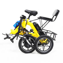 Load image into Gallery viewer, Small Folding Electric Bicycle for Adults, Tricycle, Electric Bikes, 48V, 350W, 10.4Ah Range 40km, Electric Bikes