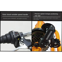 Load image into Gallery viewer, Tricycle 24-inch Human-powered 7-speed Pedal Tricycle For The Elderly Adult 3-wheel Bike Gearbox Kit With Large Storage Basket