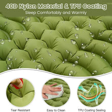 Load image into Gallery viewer, Double Sleeping Pad 1.4X2m for Camping 10cm Thickness Self Inflating Camping Mat Built-in Foot Pump 2 Person Camping Mattress