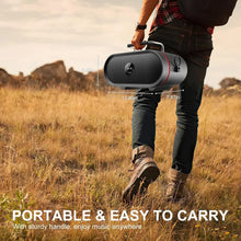 Load image into Gallery viewer, RHM K666 Karaoke Machine with Rich & Deep Bass, Powerful Sound, 2 Wireless Microphones, Rechargeable Battery, 8 Hours Playtime