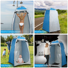 Load image into Gallery viewer, Portable Beach Shower Toilet Changing Tent Sun Rain Shelter Privacy Shelter Tent with Window for Outdoor Camping Bathroom