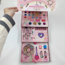 Load image into Gallery viewer, Kids Makeup Kit For Girl Real Makeup Toy Set