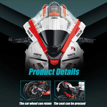 Load image into Gallery viewer, City MOC Technical RC Expert Motorcycle Building Blocks With LED Light