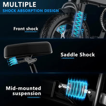 Load image into Gallery viewer, Folding Ebike,Electric Bicycle with Removable Battery, 20MPH Commuting Electric Bike, High Brushless Gear Motor