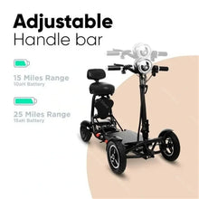 Load image into Gallery viewer, 4 Wheel Mobility Scooters For Seniros Folding 36V 500W Dual Motor Electric Scooter For Aldutos With Child Seats Three Speeds