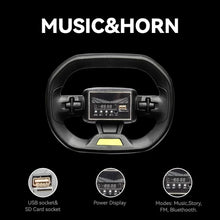 Load image into Gallery viewer, 24V Electric Go Kart for Kids, 7.5 MPH Drift Kart with 300W Motor, Drift/Sport Mode, Length Adjustment (White)