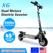 Load image into Gallery viewer, High Powered Off-Road Tyre, Two Wheel Dual Hub, Electric Folded Scooters, E Scooter, 2400W, 48V, 2000W, 3000W
