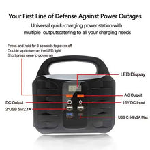 Load image into Gallery viewer, 150W 42000mAh Generator Battery Charger Portable Emergency Pwer Station Outdoor Camping Power Bank Power Supply Inverter