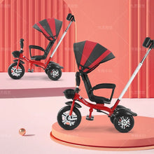 Load image into Gallery viewer, Children tricycle drivers push bicycles 1-3-2-6-year-old big baby bikes