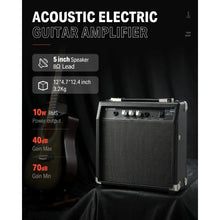 Load image into Gallery viewer, Full Size Acoustic Electric Guitar for Beginner with Amplifier Capo Strap Pick Tuner 41 Inch Electro Guitarra Kit Freight free