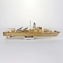 Load image into Gallery viewer, RC Missile Boat Model D-42 Wooden Kit Electric Self-propelled Model