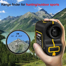 Load image into Gallery viewer, SNDWAY 600M 1000M 1500M Range Finder Telemeters Golf Rangefinder Distance Meter Professional Angle High Speed Continuous Measure