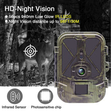 Load image into Gallery viewer, 4K 30MP Live Stream WiFi Trail Camera APP Bluetooth Hunting Cameras With 10000mAh Li-Battery Night Vision WiFi940PROLI