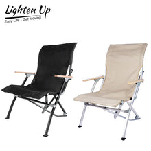 Load image into Gallery viewer, Folding Camping Chair Camping Chair 캠핑의자 Fishing Chair Aluminum Alloy Portable Extended Outdoor Travel Camping Fishing Tools