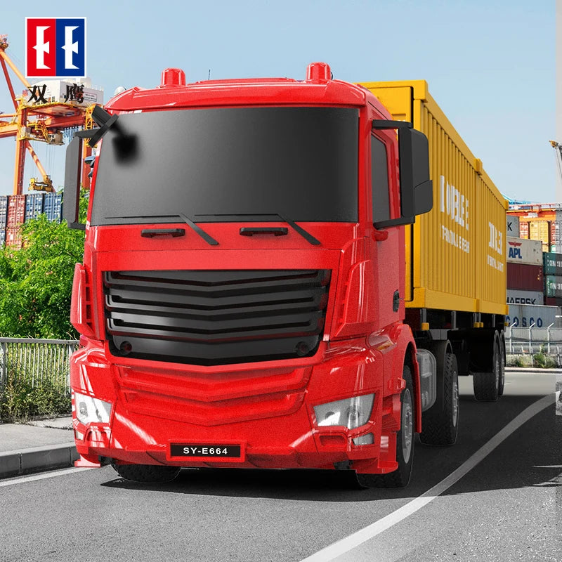 Remote Control Container Truck Radio Controlled Flatbed Kids Toys for ...