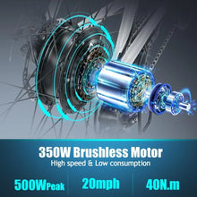 Load image into Gallery viewer, Electric Bike, 48V 500Wh EBike, UP To 60 Miles, Removable Battery, 3H Fast-Charge, 26" Commuter Electric Bicycles, 7-Speed