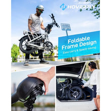 Load image into Gallery viewer, Folding Electric Bike, 25 Miles (Pedal-Assist) by 280.8Wh Battery, Max Speed 15.5Mph Power by Peak 500W