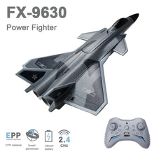 Load image into Gallery viewer, FX9630 J20 RC Plane Gyroscope Power Fighter Remote Control Airplane Anti-collision Soft Rubber Head Glider with Culvert Design