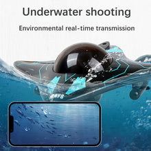 Load image into Gallery viewer, RC Boat Submarine with Camera Underwater 6CH Remote Control