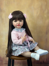 Load image into Gallery viewer, BZDOLL Full Soft Silicone Body Reborn Baby Girl Doll