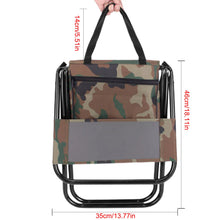 Load image into Gallery viewer, Folding Backpacking Chair Large Capacity Collapsible Beach Chairs Lightweight Waterproof Camp Chair For Outdoor Hunting Fishing