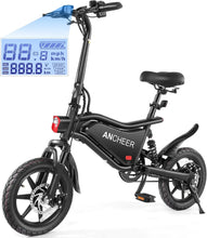 Load image into Gallery viewer, Folding Electric Bike for Adults,374Wh Ebike, 20MPH Bikes, 14" Foldable Electric Bicycle,UP to 45 Miles Electric Bikes