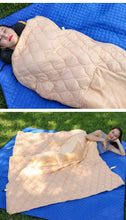 Load image into Gallery viewer, Camping Cloak Sleeping Bag, Wearable Cloak, Car Pillow, Adult Outdoor Cloak, Cold and Warm Blanket