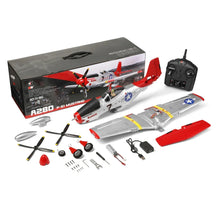 Load image into Gallery viewer, XK A280 P-51 3D/6G System 2.4GHz 4CH 560mm Wingspan EPP RC Airplane Fighter RTF With LED Lights Vehicles Toy Gift for Beginner