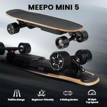 Load image into Gallery viewer, Electric Skateboard with Remote, 28 MPH Top Speed, 11 Miles Range,330 Pounds Max Load, Maple Cruiser for Adults and Teens