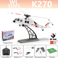 Load image into Gallery viewer, Wltoys K170-K270 UH-60L 2.4G 4CH 6-Axis Gyro Brushless Motor Military Green RC Helicopter RTF And XK K170 K270