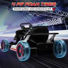Load image into Gallery viewer, Go Kart, 24V Drift Kart Car W/ 10Ah Large Battery, 2x150W Powerful Motor, Drift/Sports Mode, Go Kart Ride on Race Car for Kids