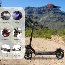 Load image into Gallery viewer, 48V Dual Motor Electric Scooter 70KM Distance Foldable E Scooter 45KM/H Max Speed 150KG Max Load Electric Kick Scooter for Adult