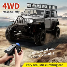 Load image into Gallery viewer, 1/12 MN128 RC Crawler 2.4G Climbing Buggy Professional with LED Light Remote Control Vehicle Toys with 2 Batteries US shipping