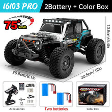 Load image into Gallery viewer, 1:16 4WD RC High-speed Car Brushless 70km/h Competition Off-road Climbing Car 2.4G Remote Control Toy Car