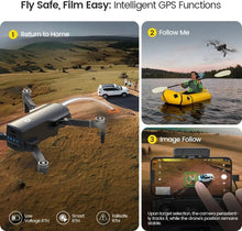 Load image into Gallery viewer, GPS Drone with 4K UHD Camera for Adults Beginner